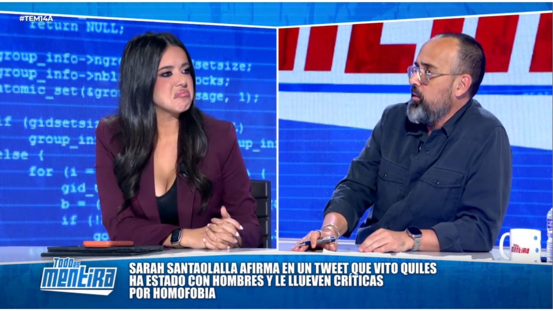 Risto Mejide critica el tweet de Sarah Santaolalla a Vito Quiles por mencionar que 