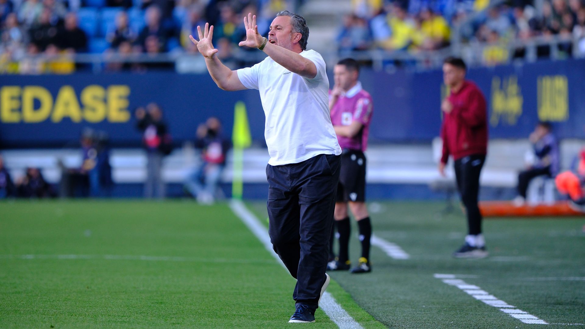 Sergio González ante el Andorra Sergio González ante el Andorra