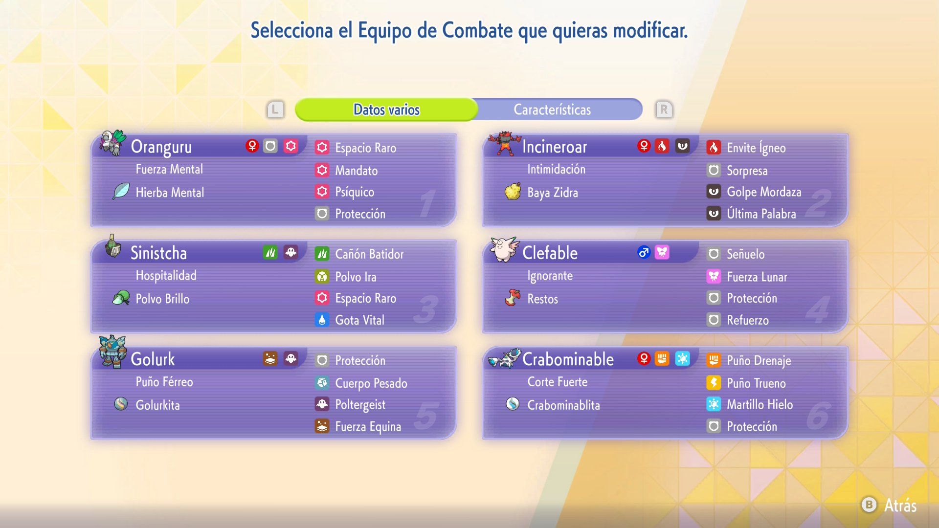 Sinistcha es el último eje para crear una composición alrededor de él