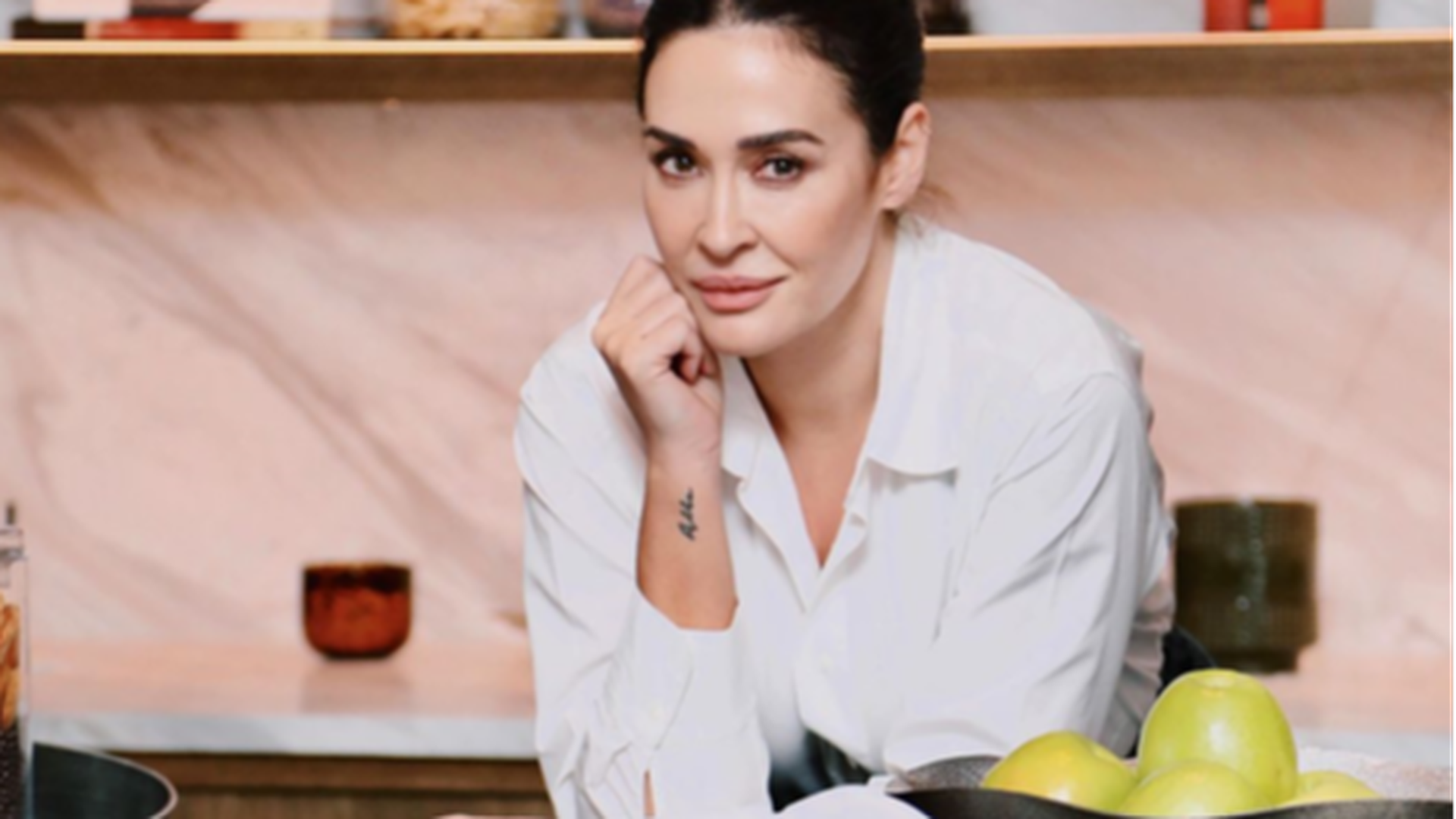 Vicky Martín Berrocal en la cocina Vicky Martín Berrocal en la cocina