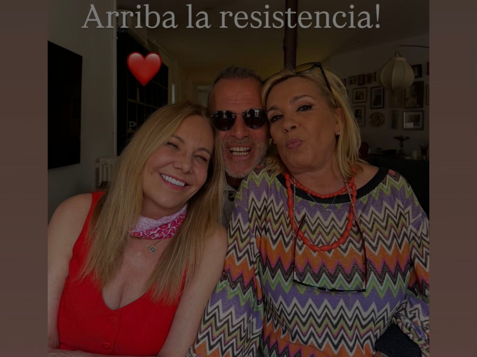 Carlos Lozano comparte una imagen de su reencuentro con dos compañeras de 'GH DÚO'