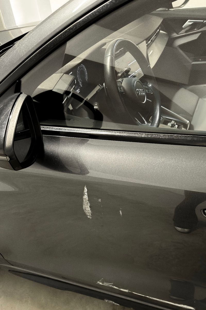 Cómo quedó el coche de Marina García tras intentar sacarlo del garaje