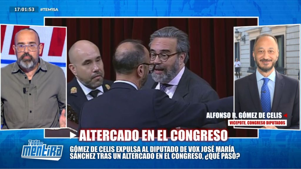 Risto Mejide, tras conocer por Gómez de Celis un dato sobre la expulsión de Sánchez García del Congreso: "¡Eso está mal montado!"