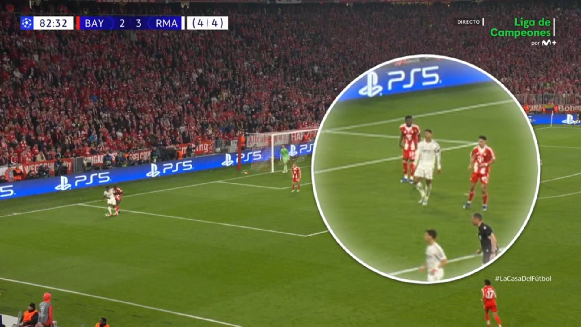 El momento en que Vinicius se enfadó con Bellingham