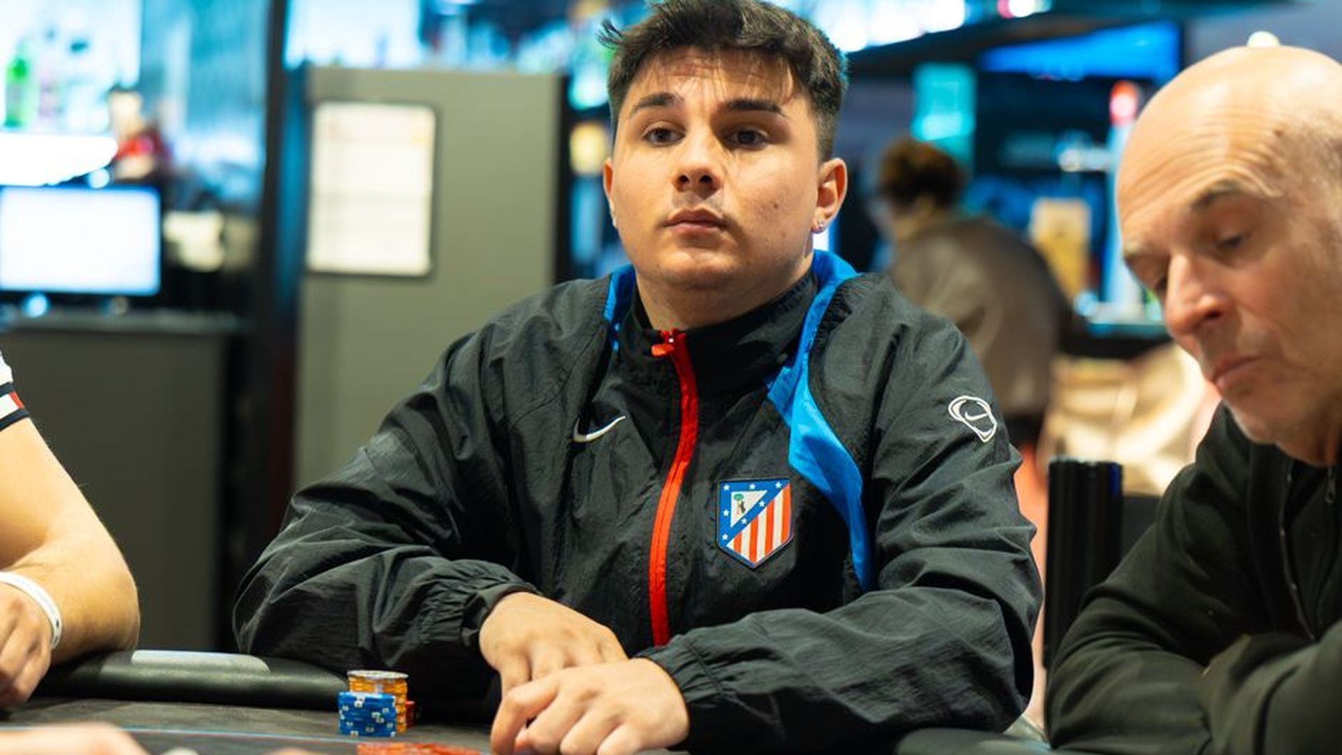 Jugador de póker del Atlético