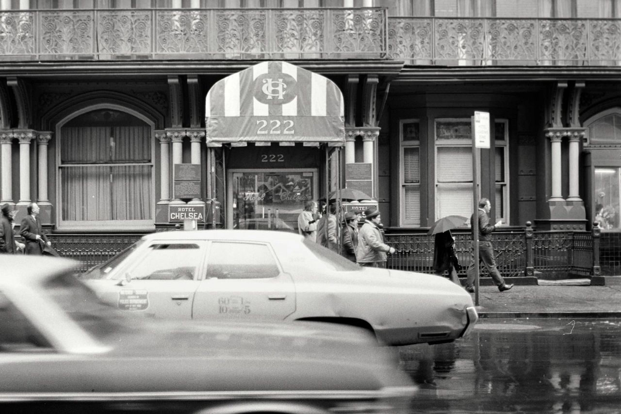 La entrada del hotel Chelsea