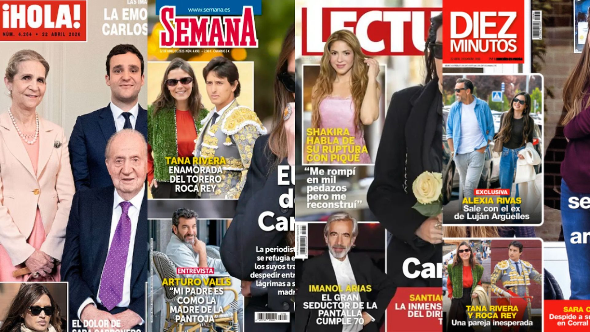 Las portadas del 15 de abril