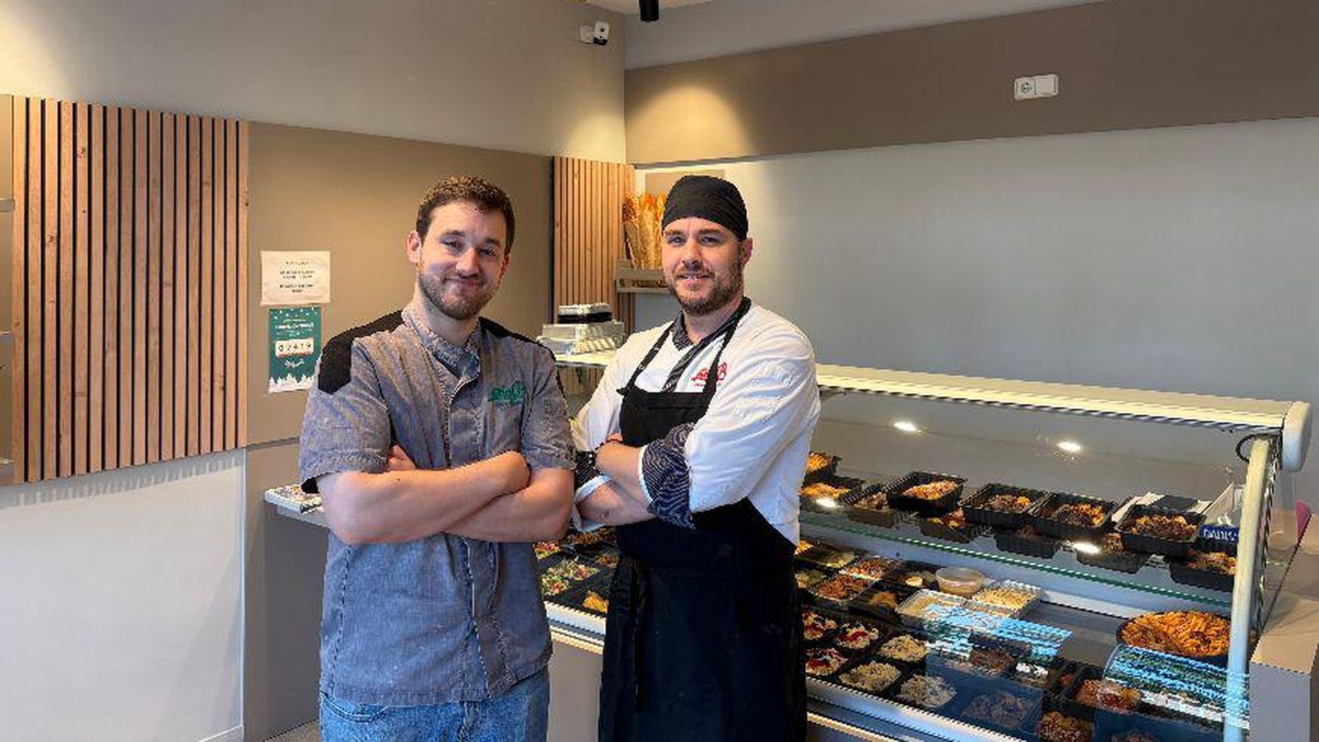 Los hermanos Adán y Daniel López en su local La Xurre en Vic (Barcelona)