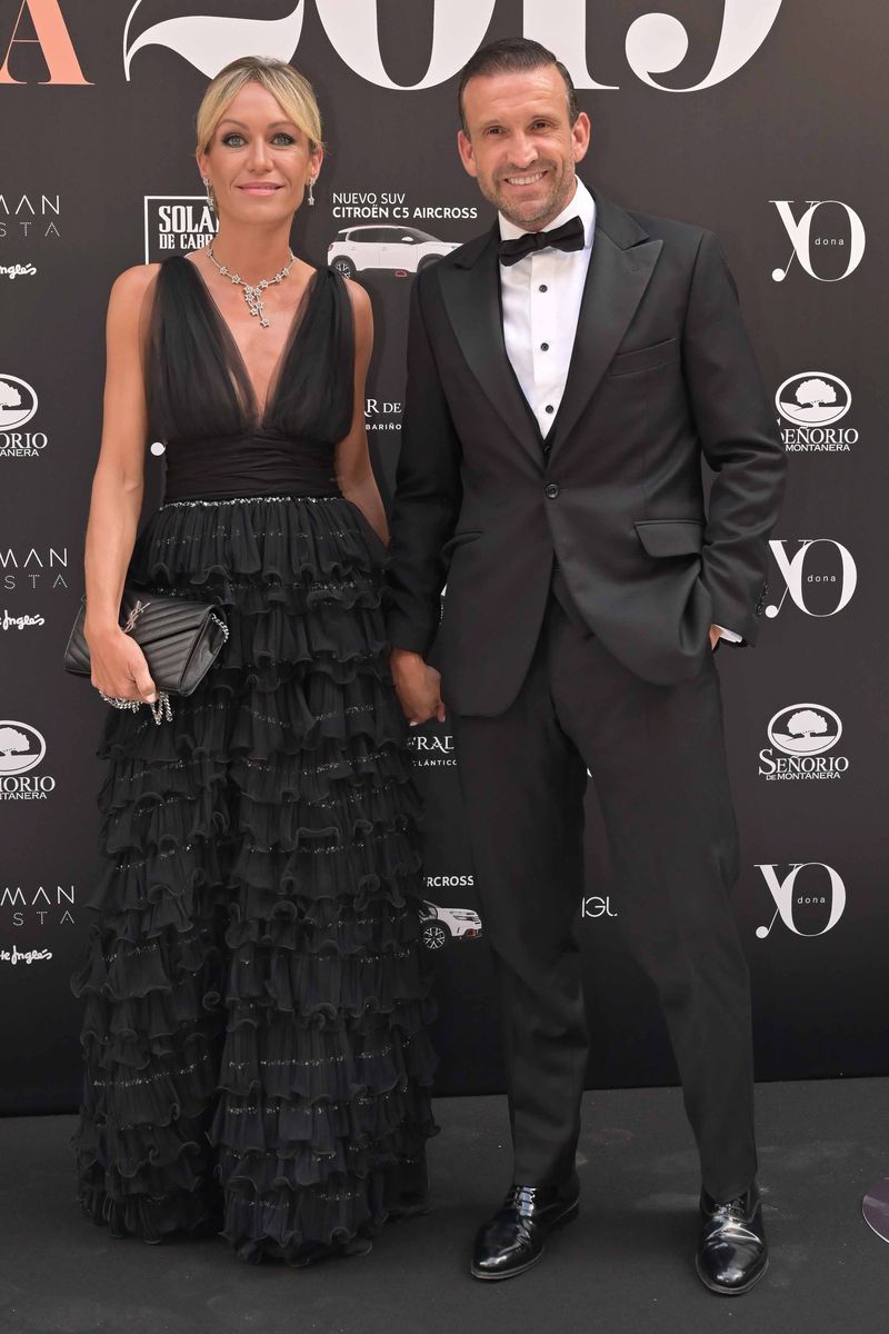 Luján Argüelles y Carlos Sánchez, en una imagen de 2019, un año antes de romper su relación sentimental