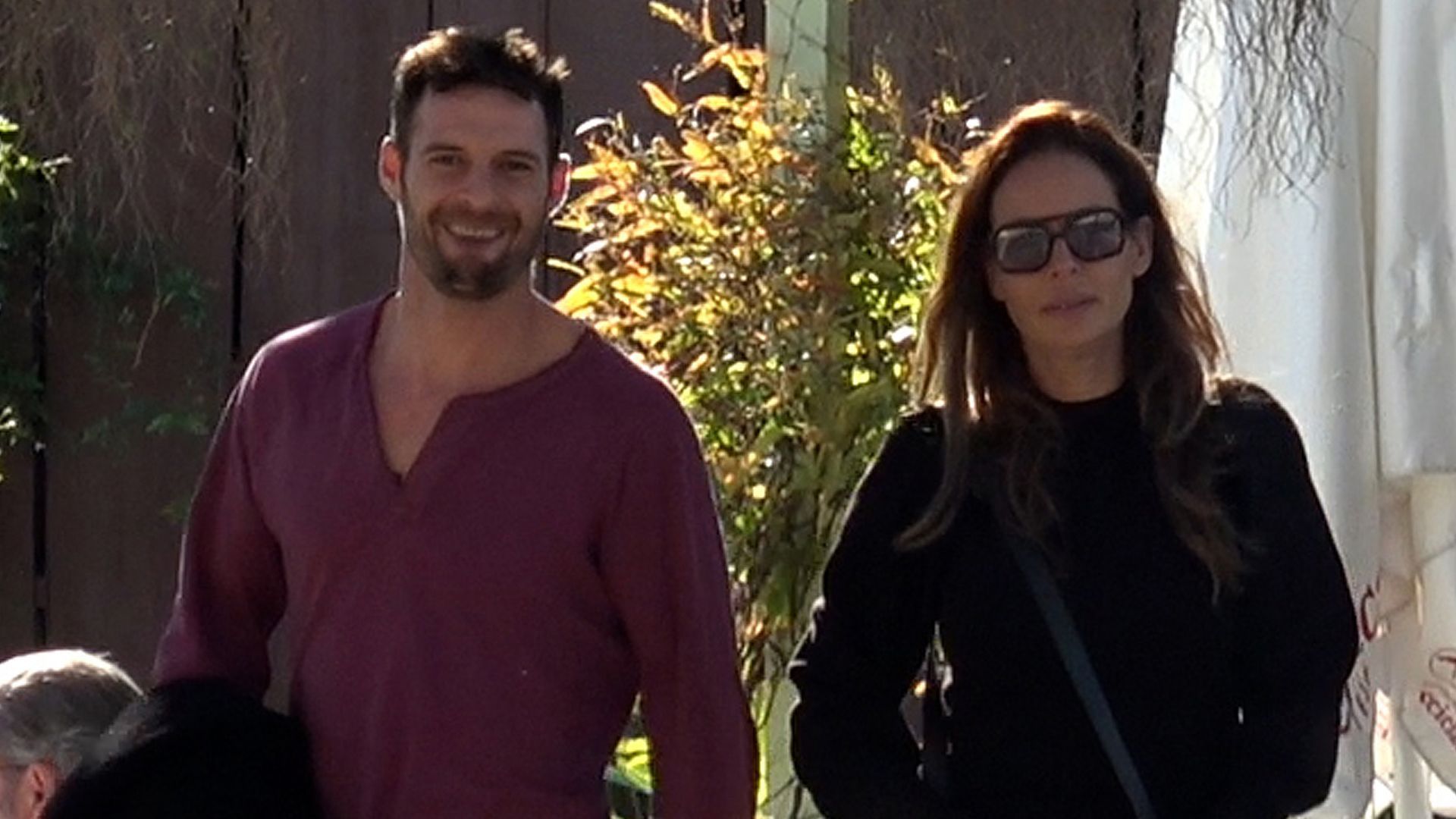 Nacho y Eva González, en un restaurante de Sevilla