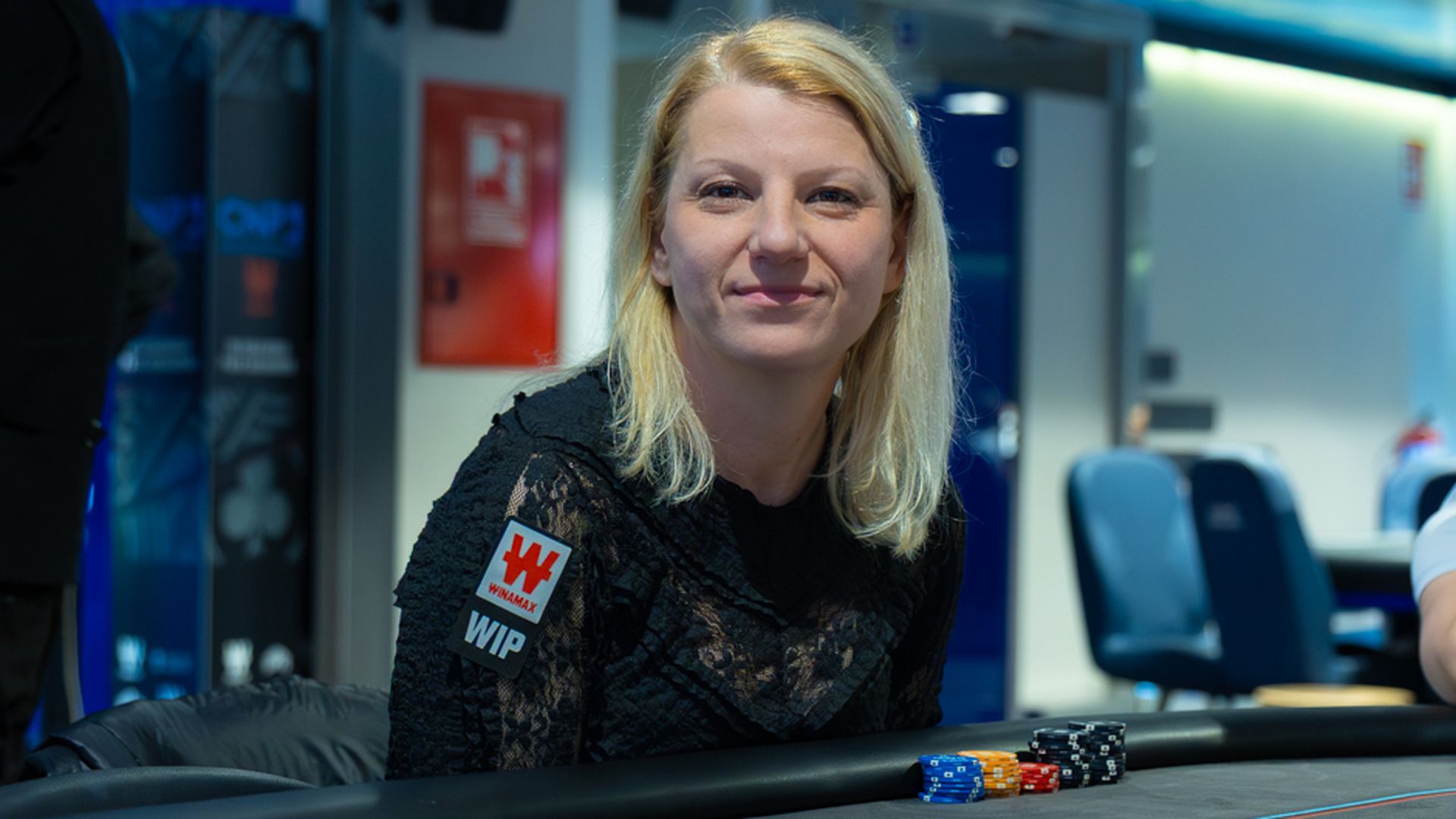 Olga Aleksandrova en el CNP Winamax de Barcelona