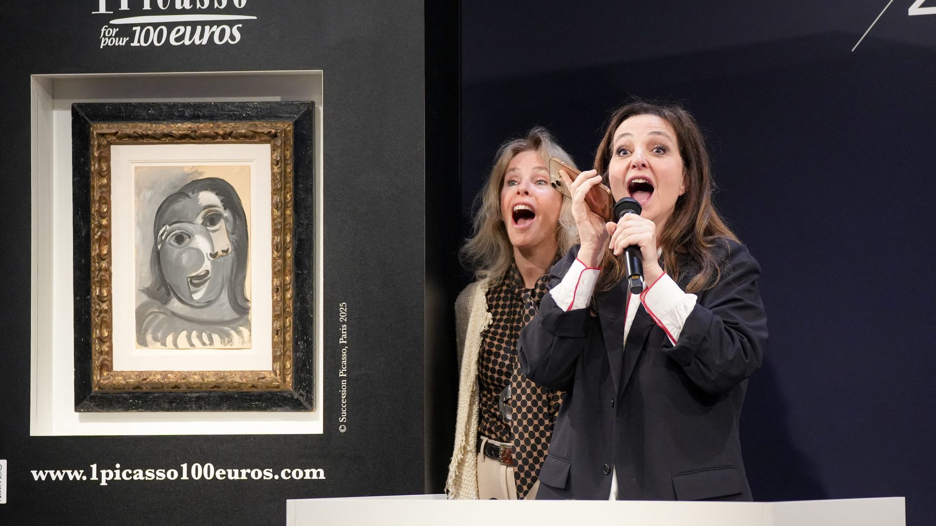 Sorteada por 100 euros 'Tête de femme' (Cabeza de mujer)