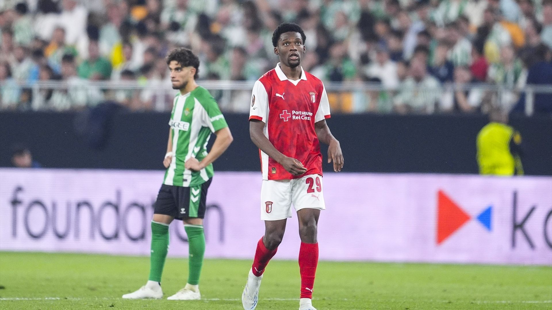 Abde, en el Betis-Sporting de Braga