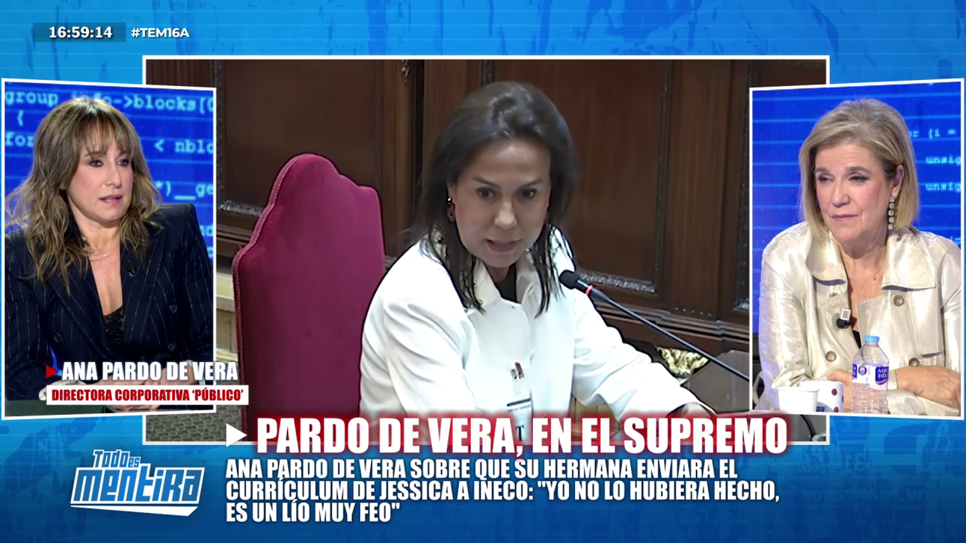 Ana Pardo de Vera califica el papel de su hermana como una "parte necesaria" en el 'Caso Koldo'
