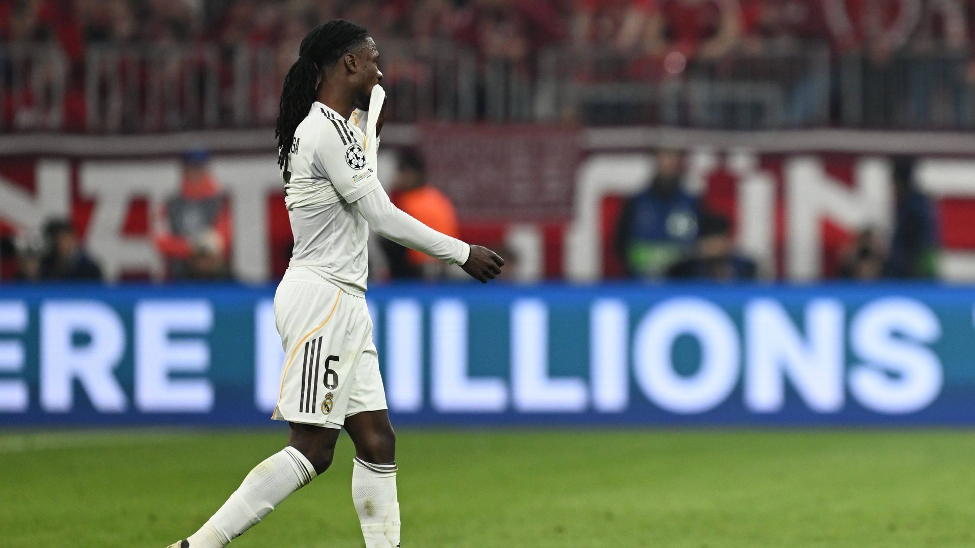 Camavinga, en el partido contra el Bayern Camavinga, en el partido contra el Bayern