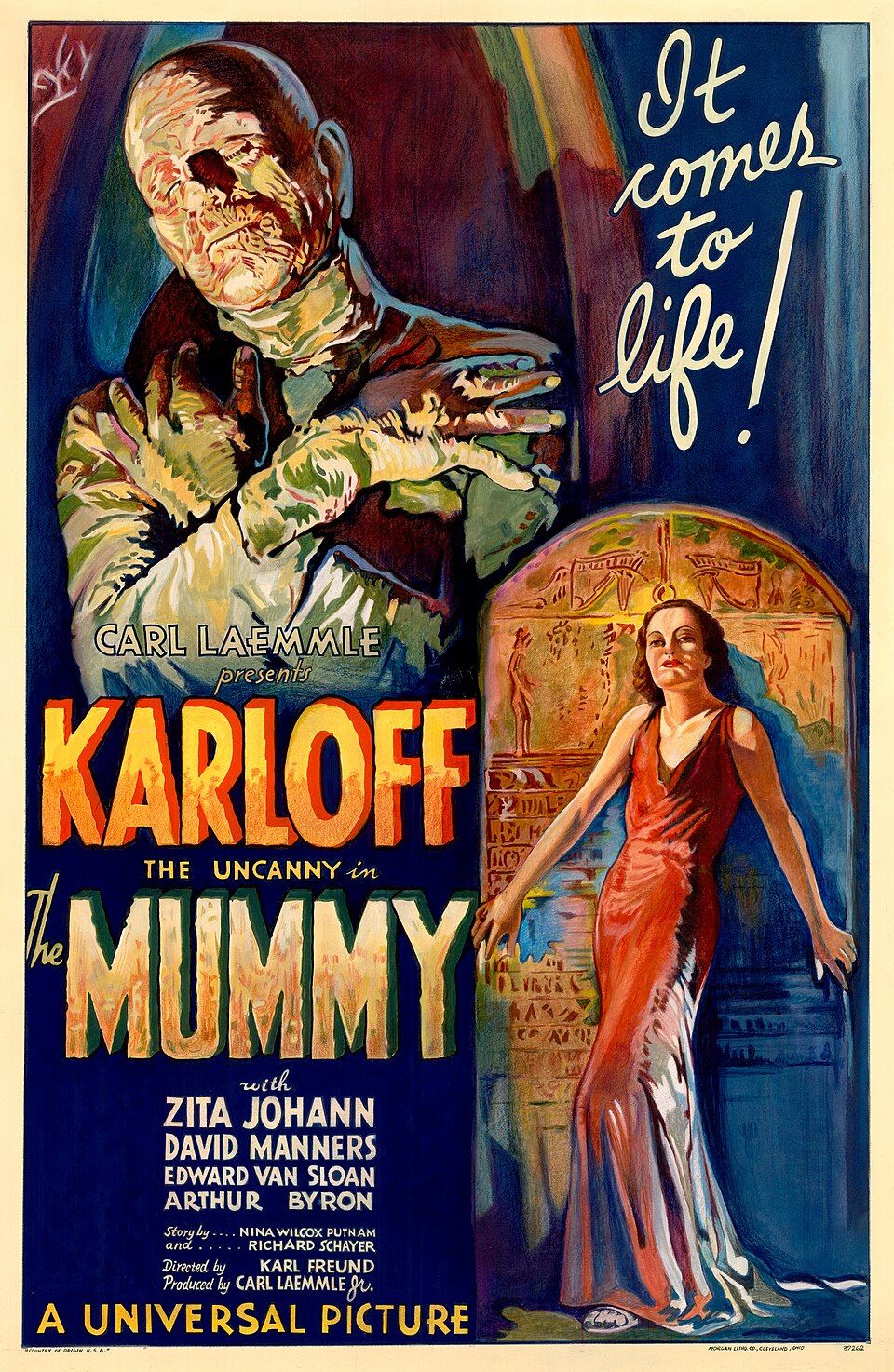 Cartel de 'La momia' de 1932