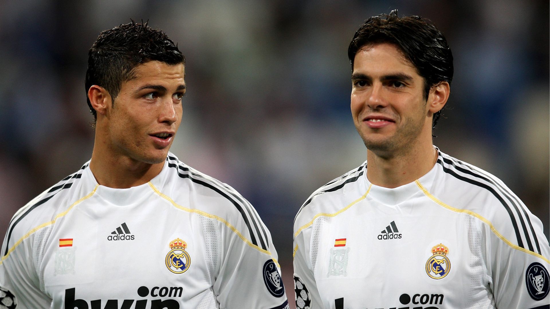 Cristiano Ronaldo y Kaka en la temporada 2009/10