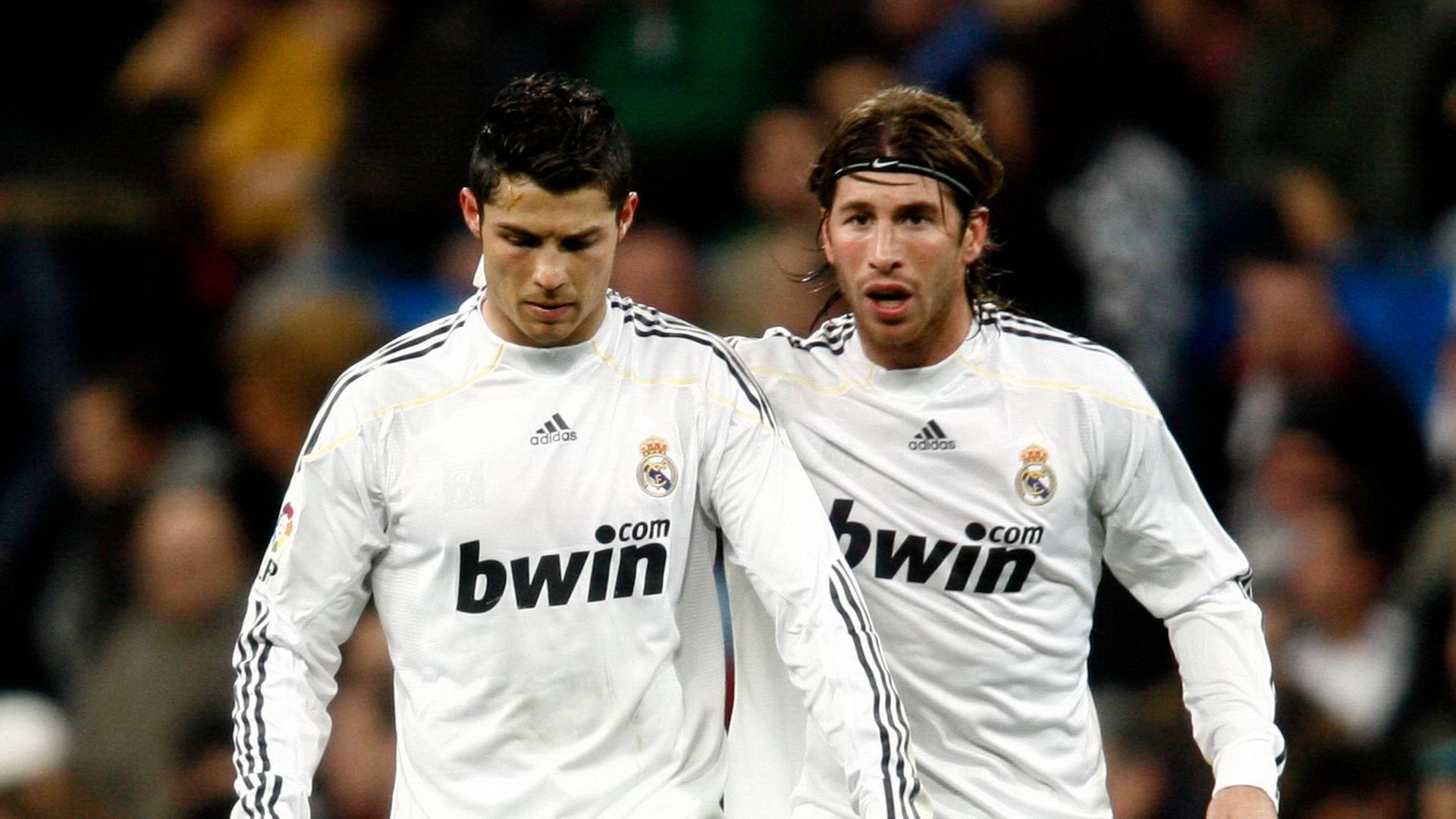 Cristiano Ronaldo y Sergio Ramos en la temporada 2009/10