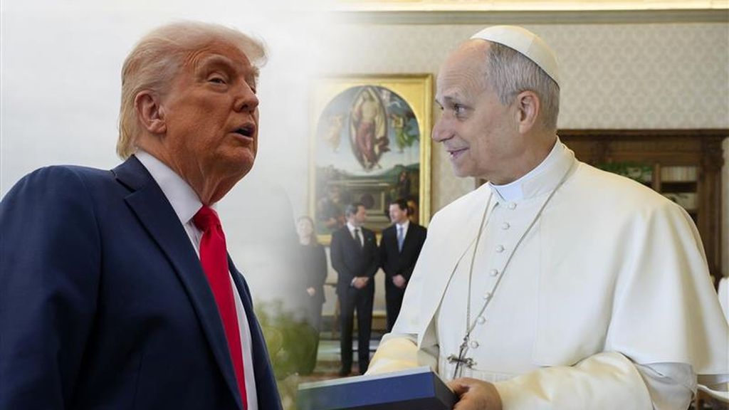 Donald Trump topa con la Iglesia al enfrentarse con el papa León XIV y su poderoso mensaje de respaldo a la paz