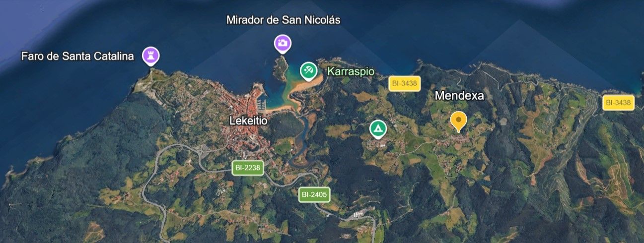 El entorno de Mendexa