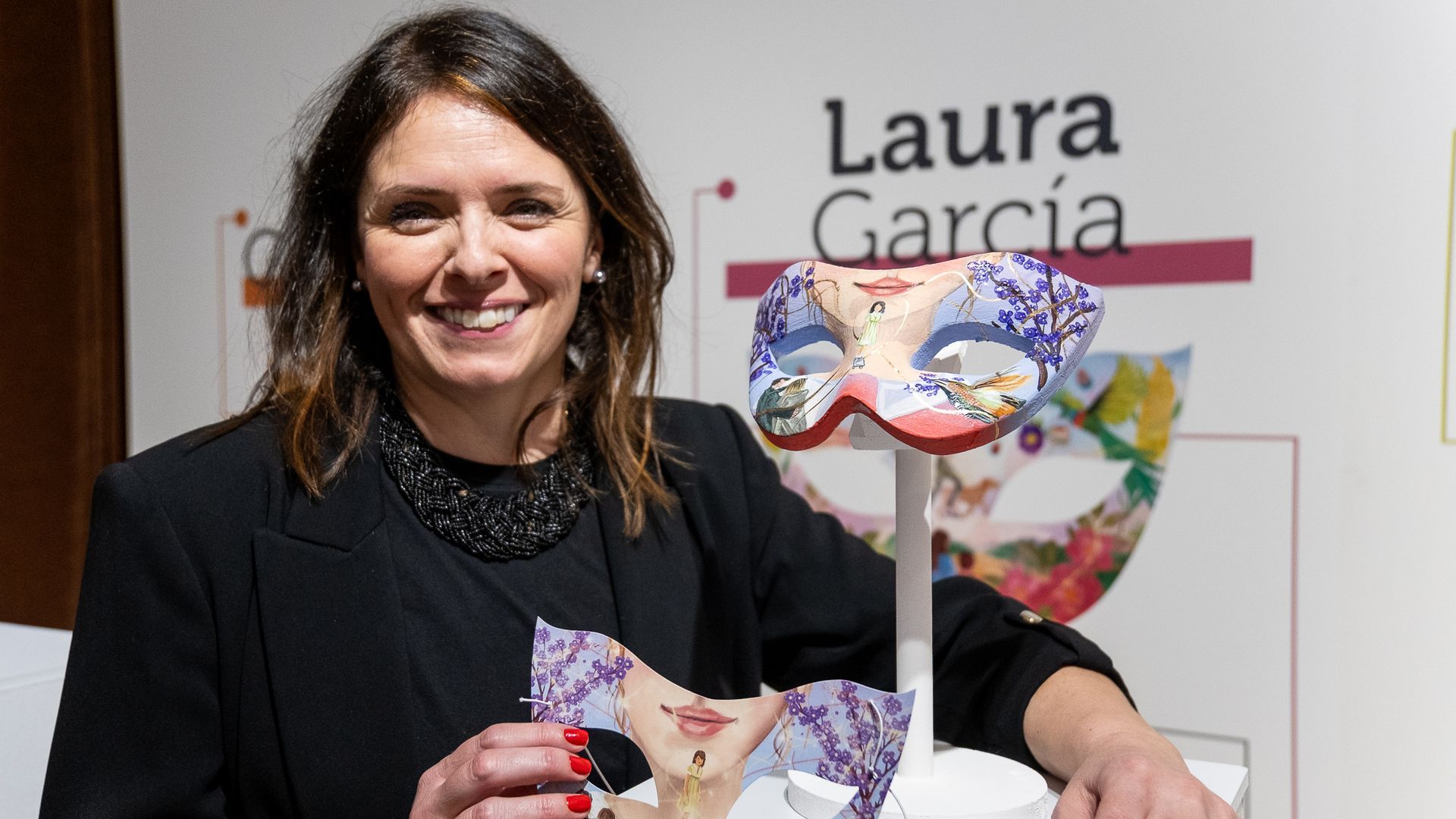 Laura García durante el evento 'Desenmascara las raras', organizado por la biofarmacéutica Sobi