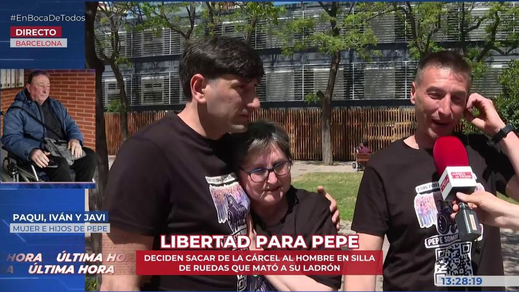 Ponen en libertad a Pepe, el anciano en silla de ruedas que mató al ladrón: “Nos da igual que venga con pulserita, lo tenemos en casa”
