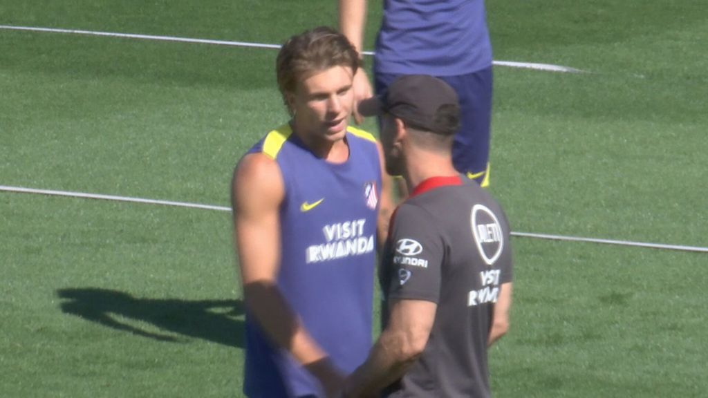 Charla de Simeone y Pablo Barrios