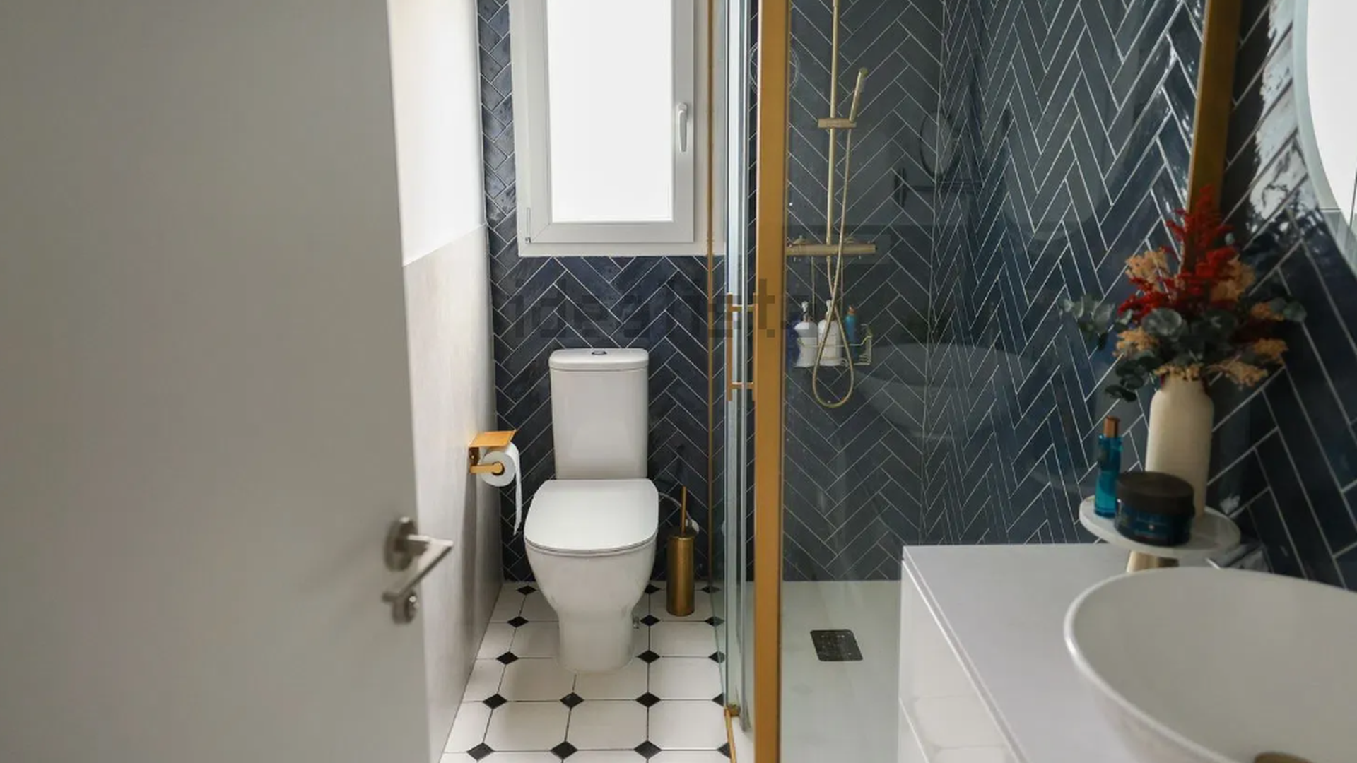 Un baño de la casa de Isa