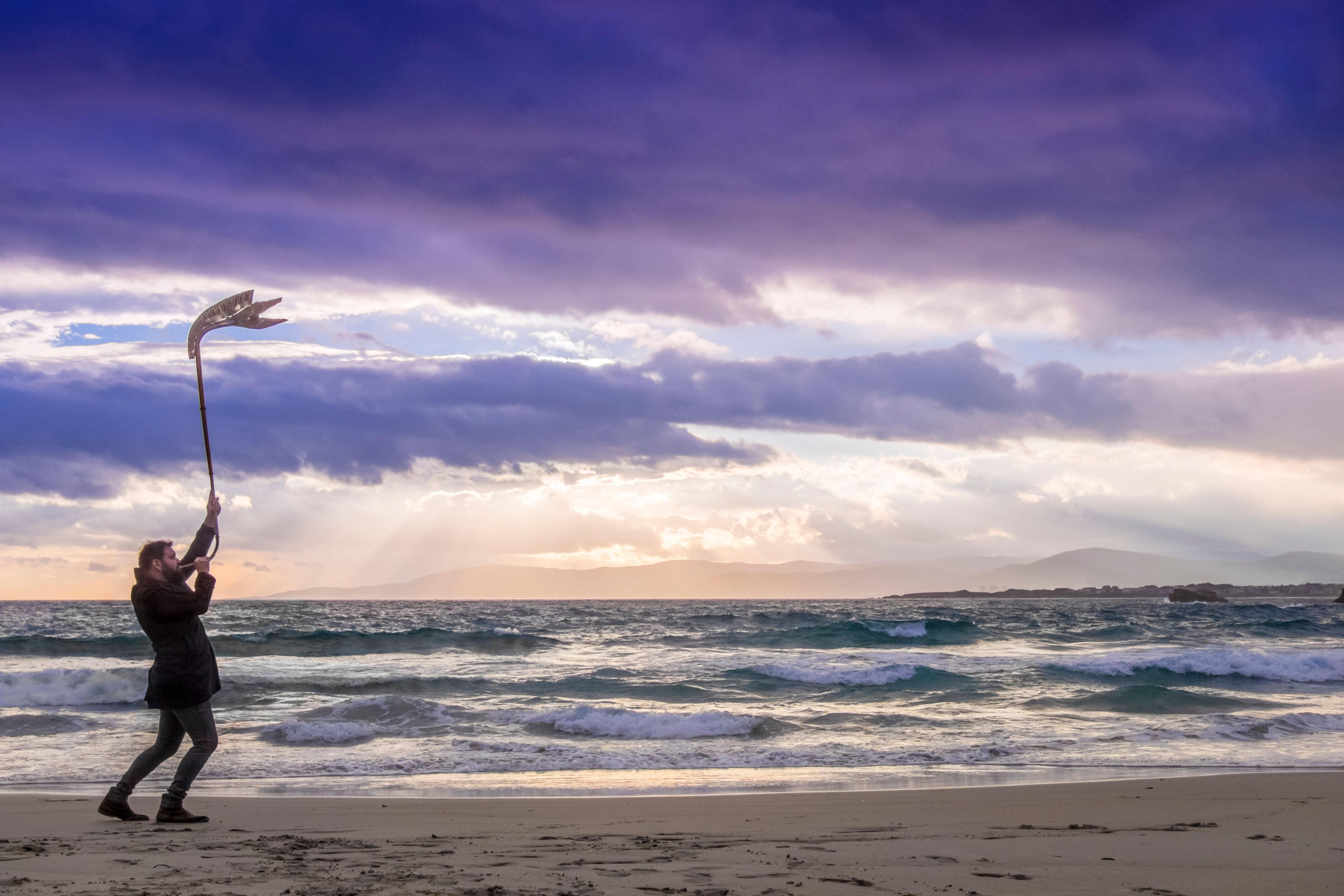 Abraham Cupeiro, el karnyx celta y el mar gallego.