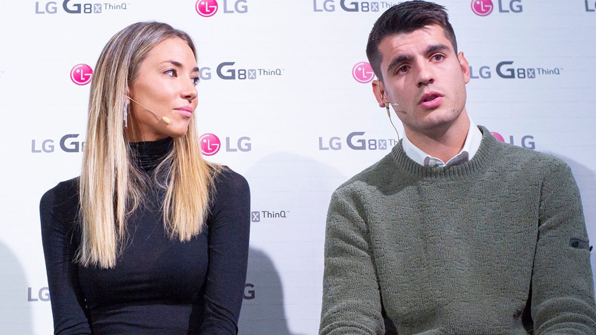 Alice Campello y Álvaro Morata, en una imagen de archivo