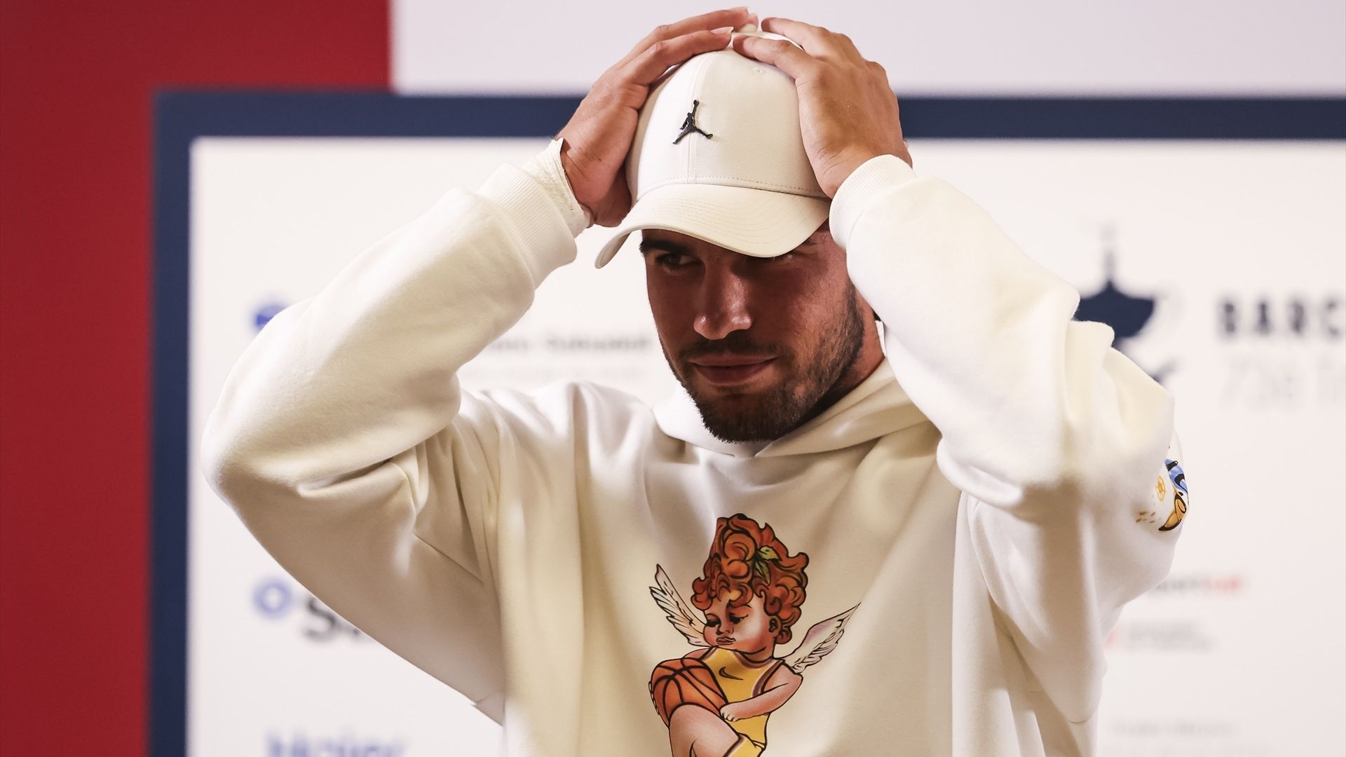 Carlos Alcaraz, en el Conde de Godó Carlos Alcaraz, en el Conde de Godó