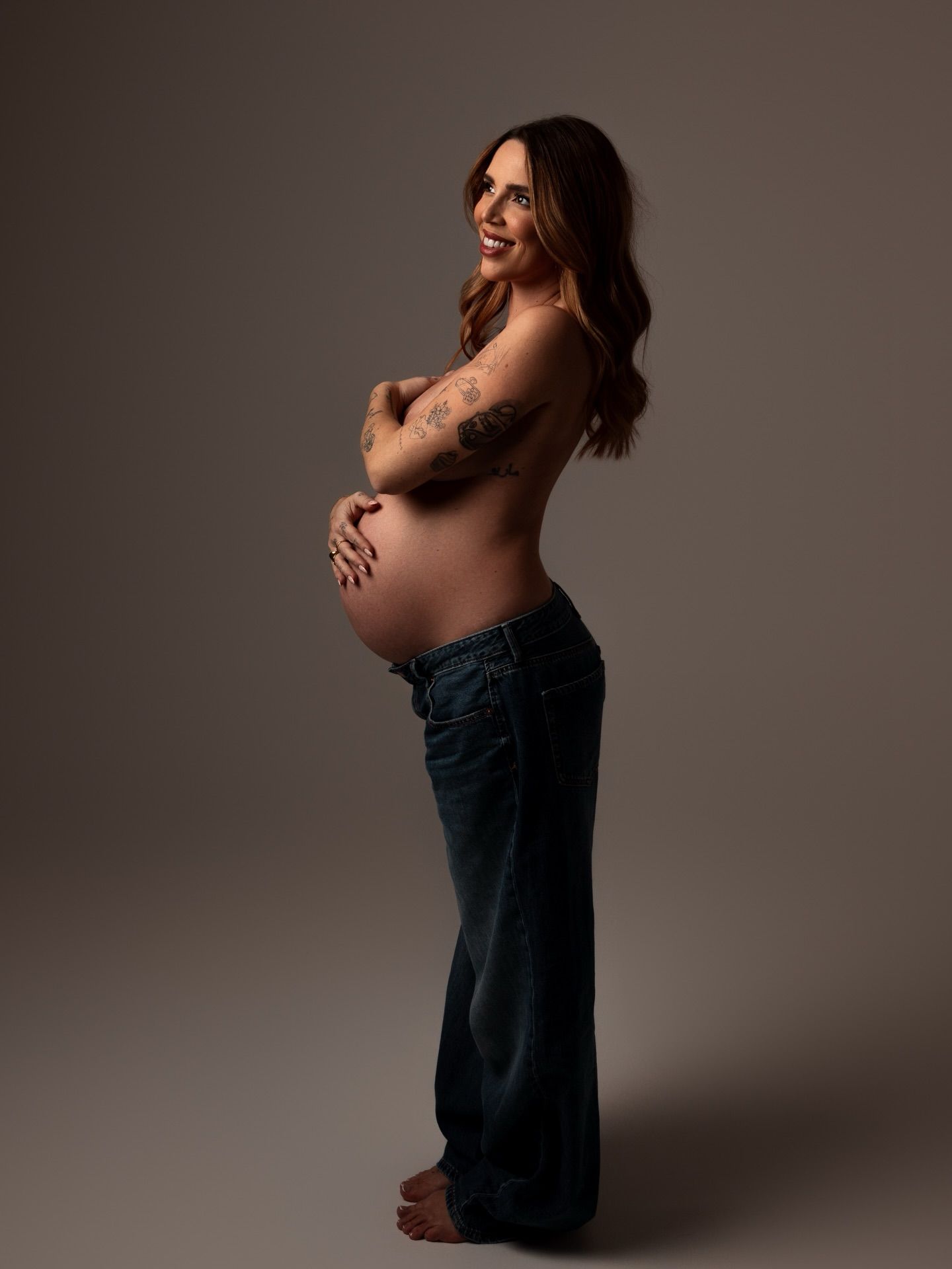 Danna Ponce embarazada de su tercera hija