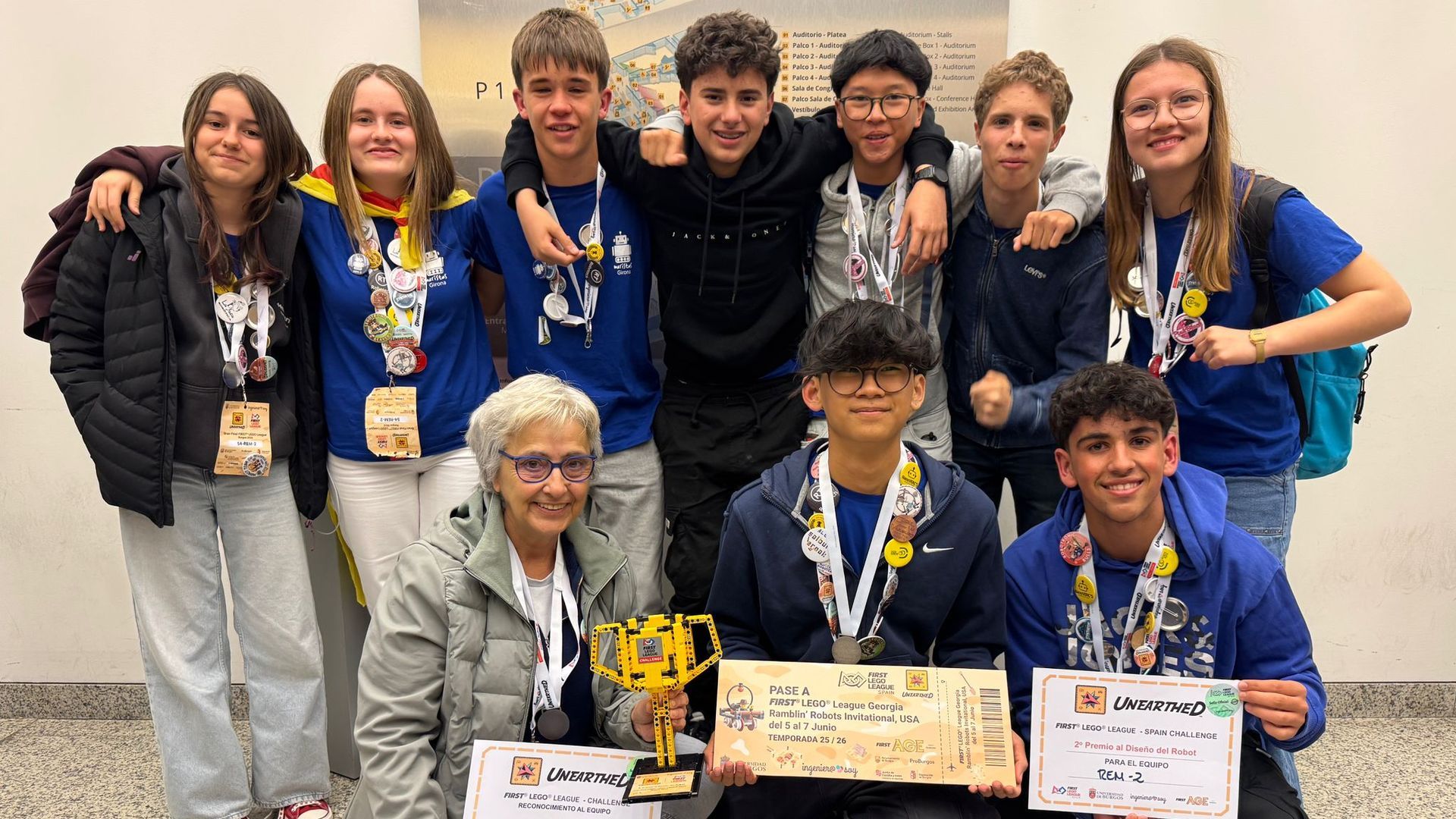 El equipo REM-2 del colegio Maristes de Girona