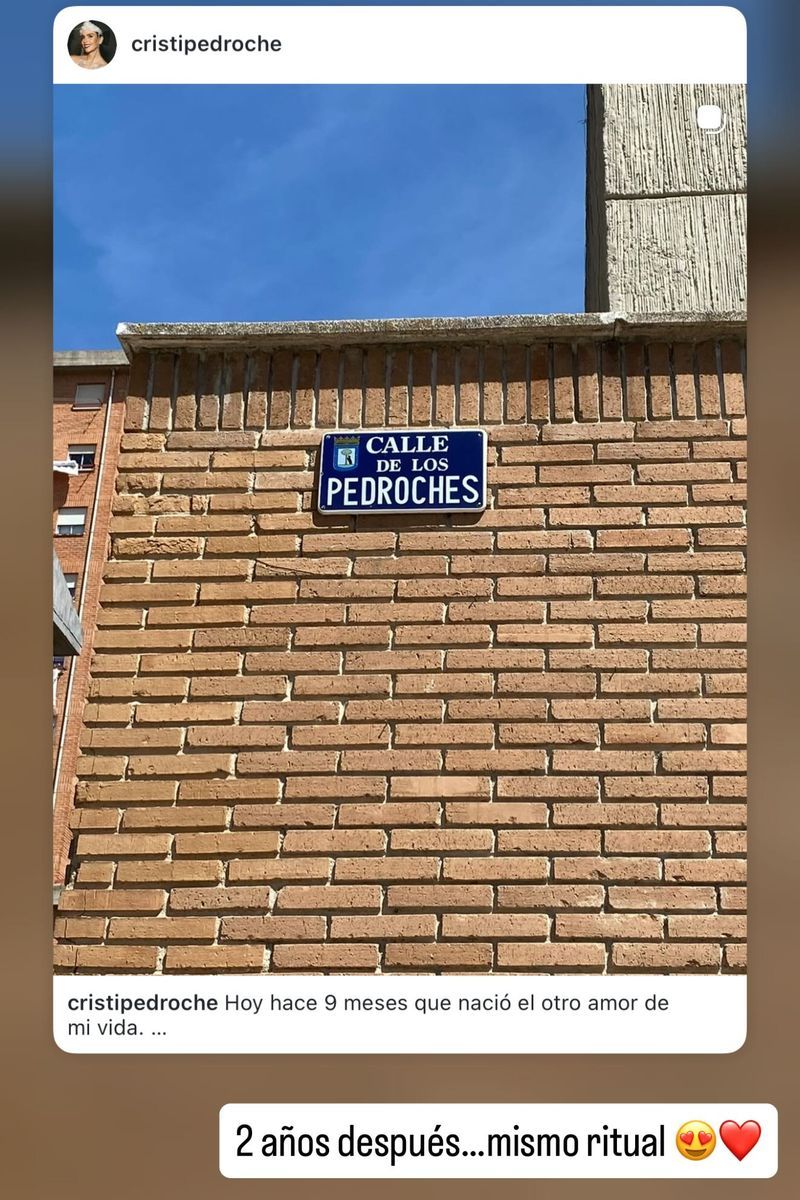 El ritual que Cristina Pedroche ha cumplido con el bautizo de su hijo Isai