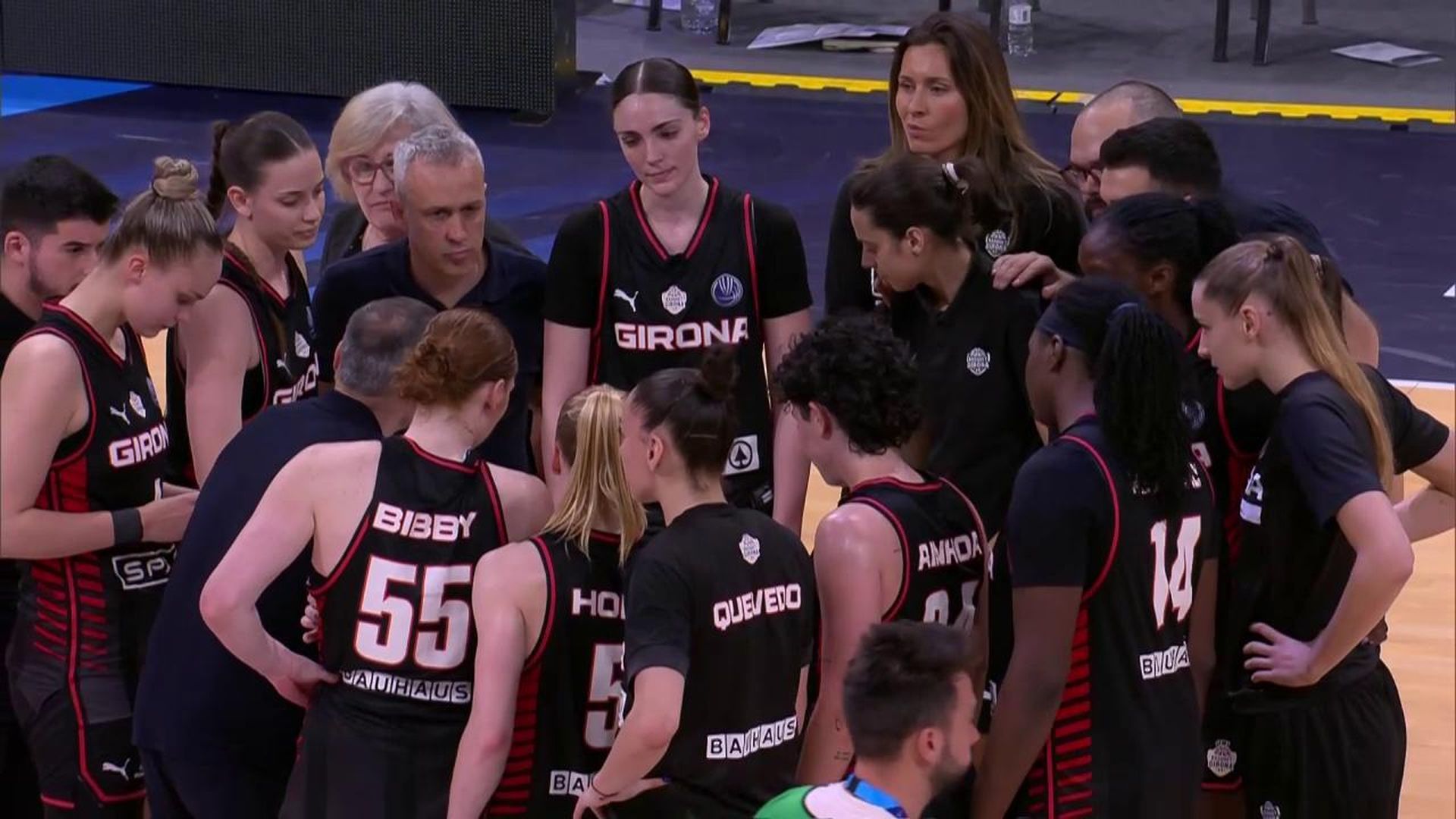 El Spar Girona, tras perder contra el Fenerbahce