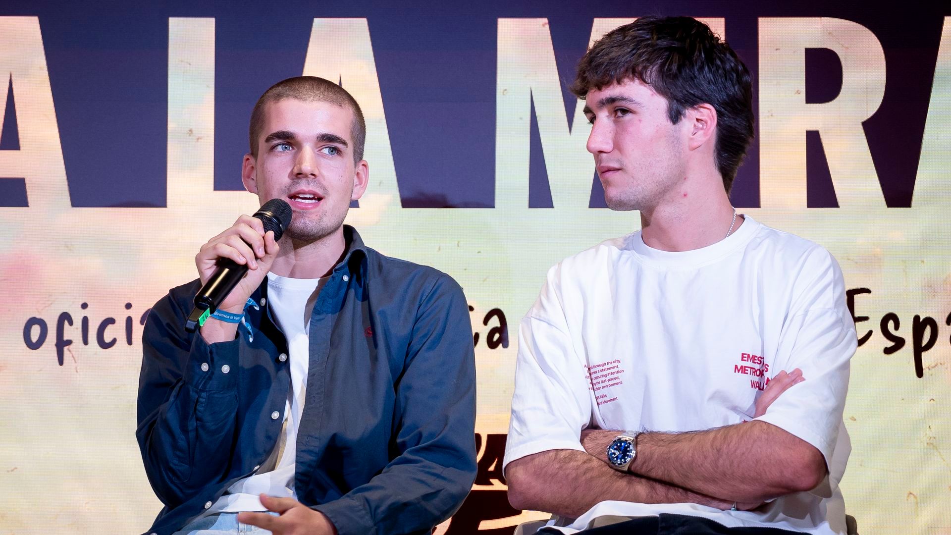 Javi Caño y Marcos Richoud, dos de los compositores del himno 'Alza la mirada'