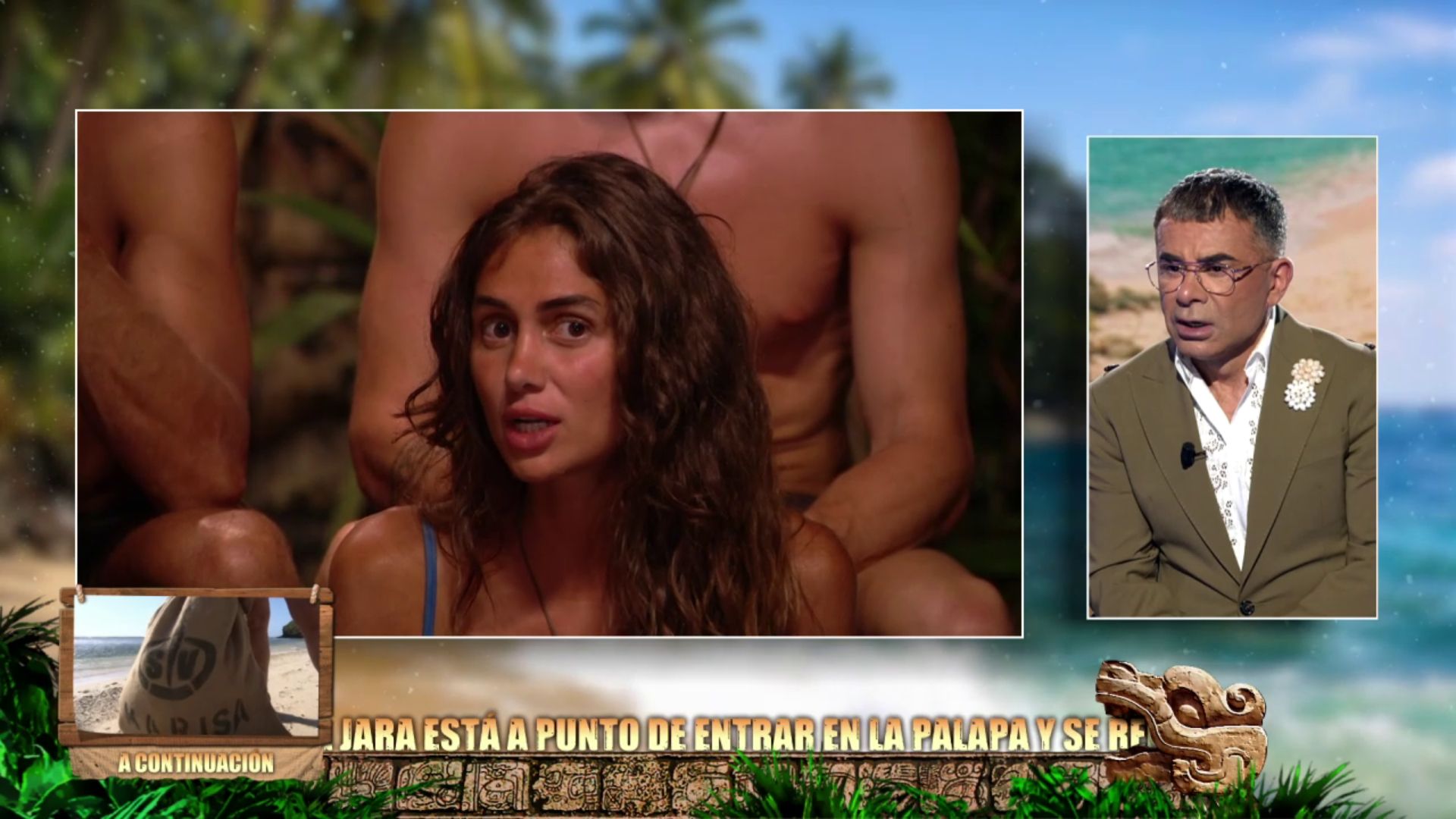 Jorge Javier, atónito con los trucos de higiene íntima de Maica y Nagore en 'Supervivientes': 