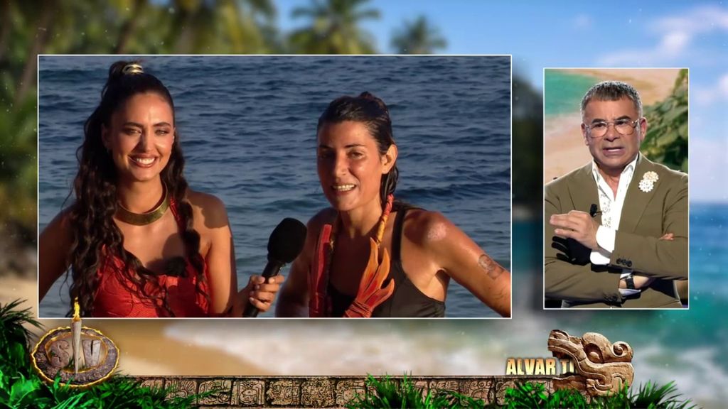 La euforia de Alba Paul al ganar su primer collar de líder y la reacción de Jorge Javier a su victoria: "Algo ha hecho clic en tu cabeza"