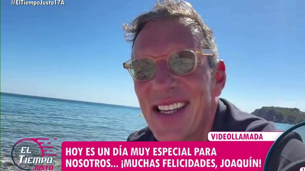 La madre de Joaquín Prat sorprende al presentador en su 51 cumpleaños con un recuerdo familiar: "Es una tradición para nosotros"