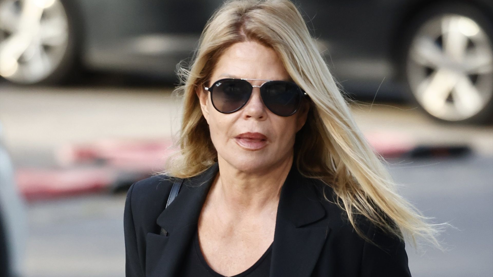 Makoke a la llegada a la Audiencia Provincial de Madrid