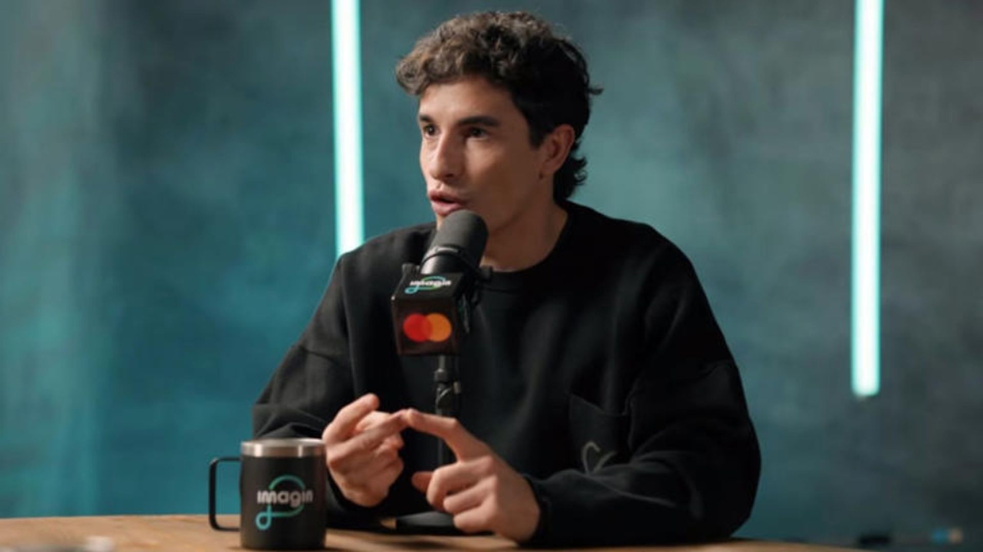 Marc Márquez, en un podcast de Imagin