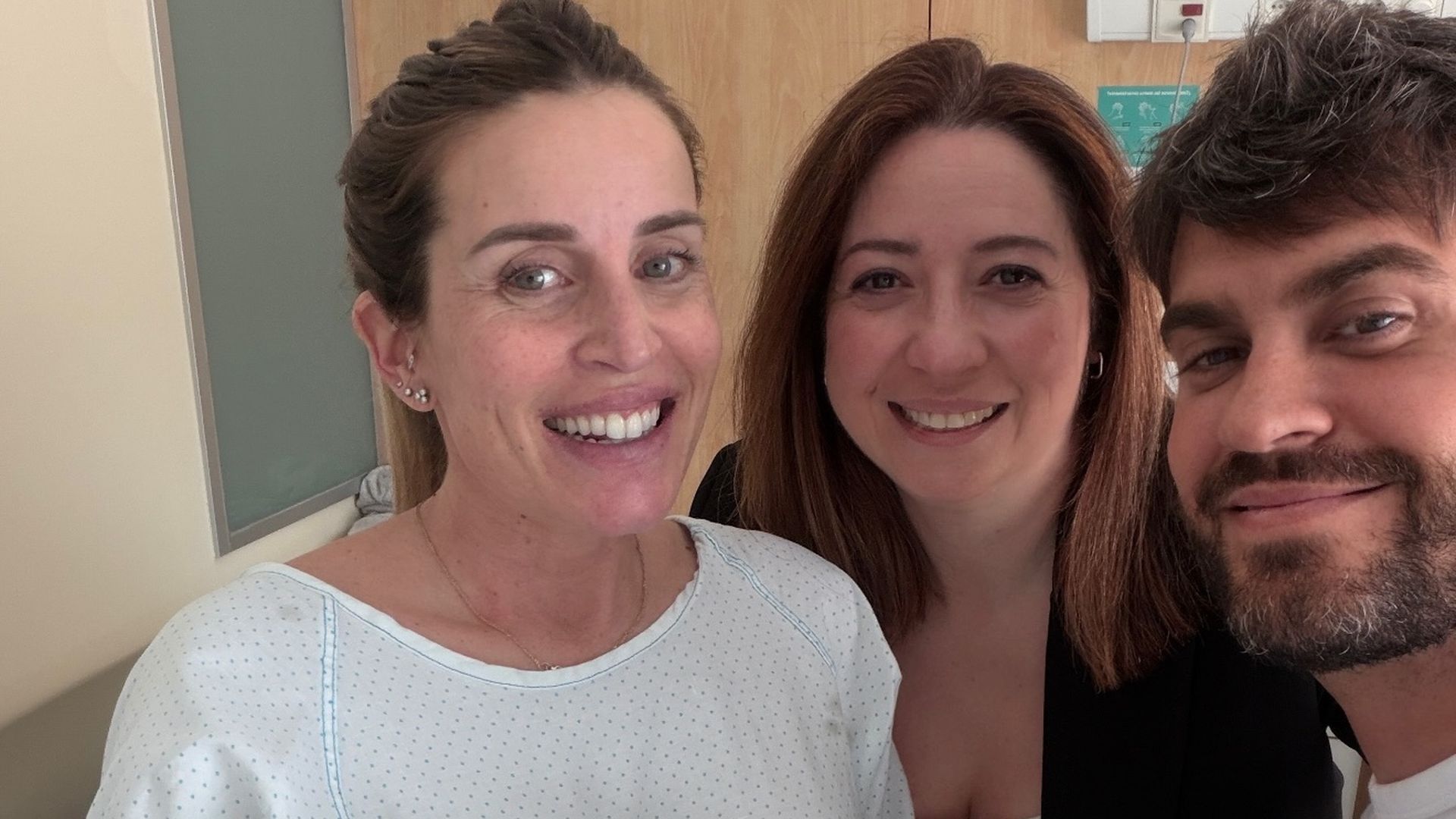 Marta y Rodri con su ginecóloga