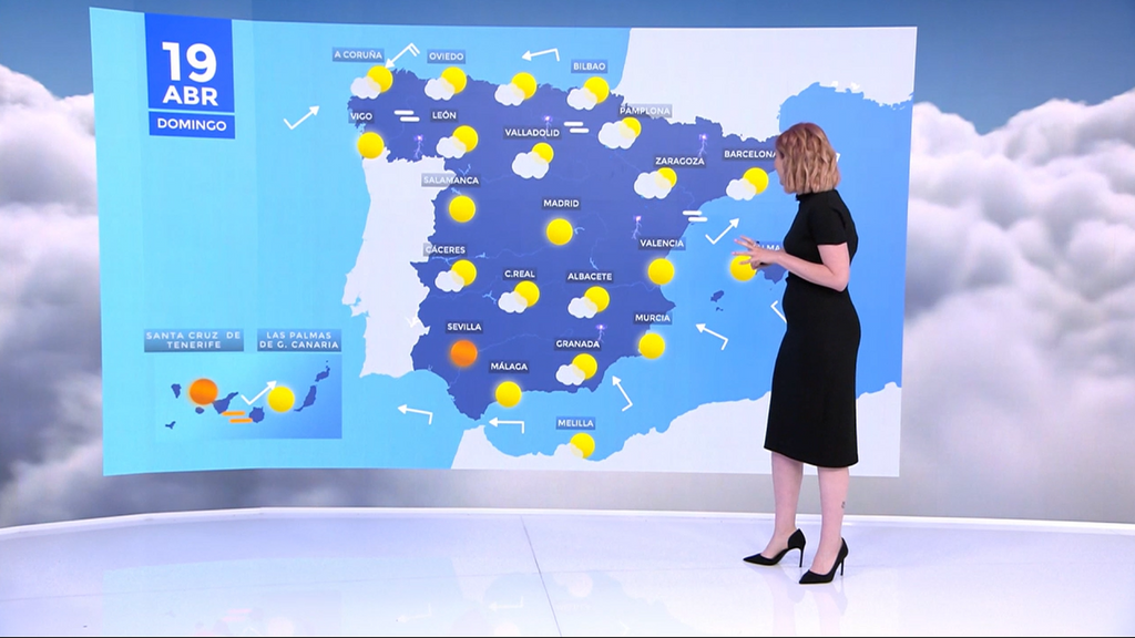 El calor continúa este domingo: habrá tormentas y chubascos fuertes en el nordeste peninsular