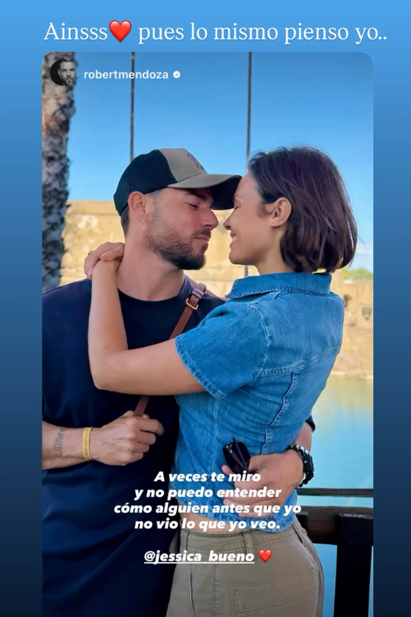 El mensaje de Robert Mendoza a Jessica Bueno
