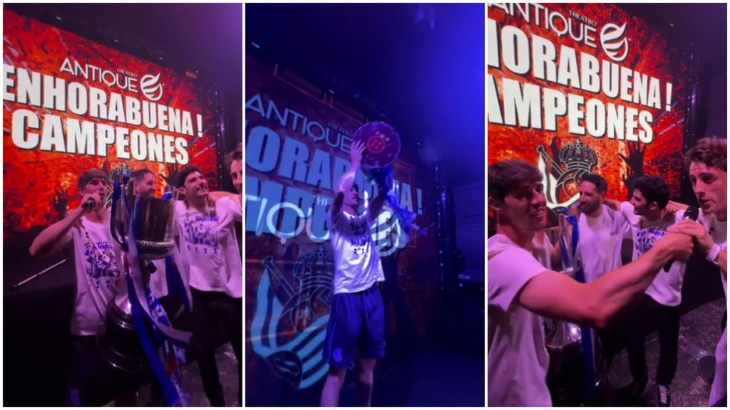 Así fue la fiesta privada de la Real Sociedad en Sevilla