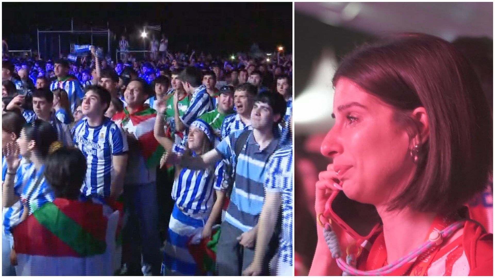 De la locura de los aficionados de la Real Sociedad a las lágrimas de los hinchas del Atleti