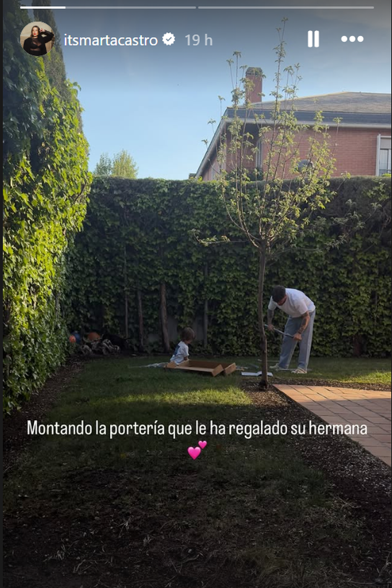 El momento entre Rodri Fuertes y Hugo, hijo de Marta Castro