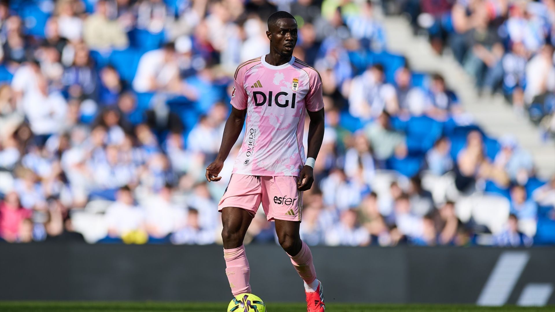 Eric Bailly, en el Real Sociedad-Real Oviedo