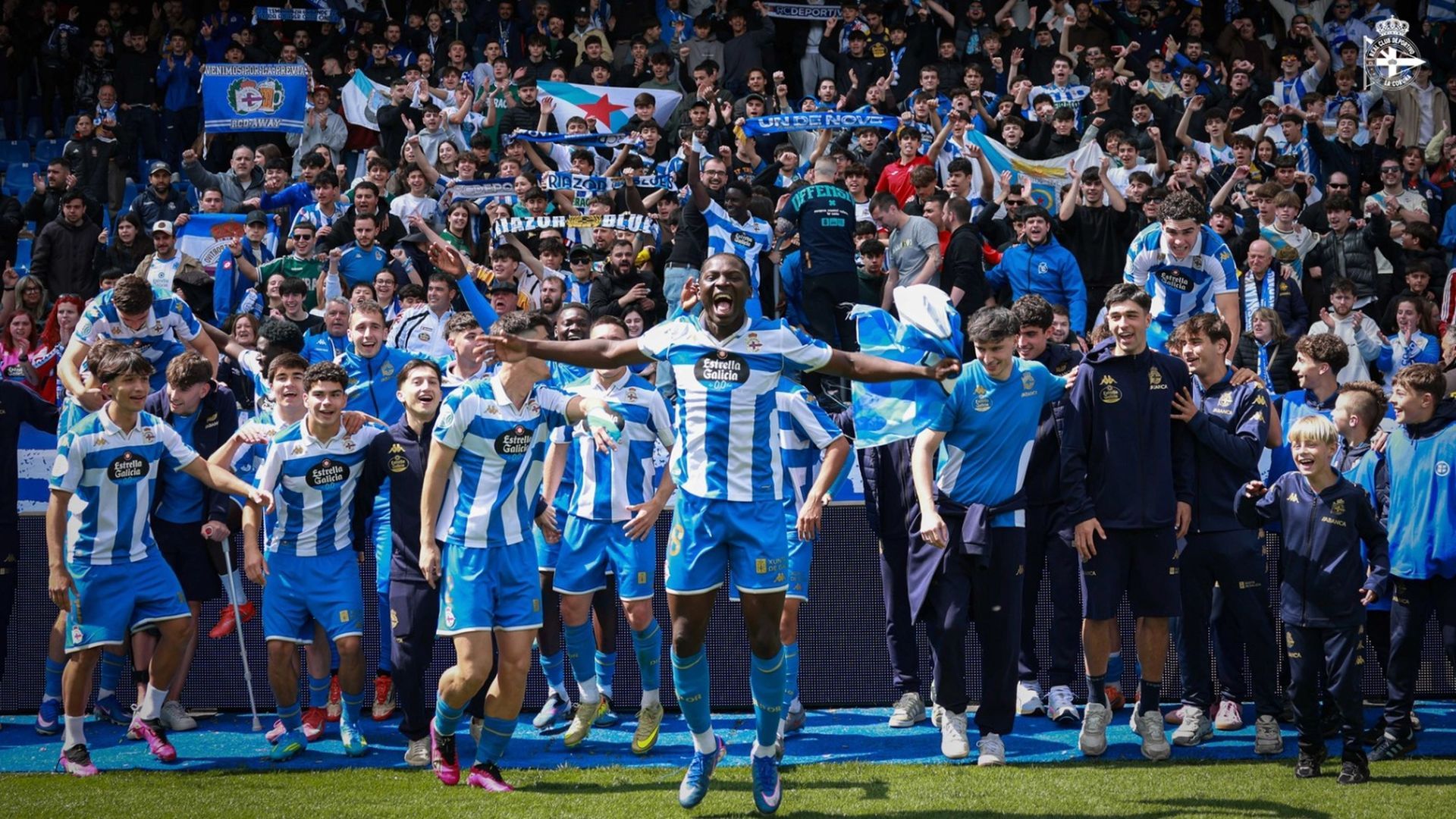 Festejo del Fabril en Riazor