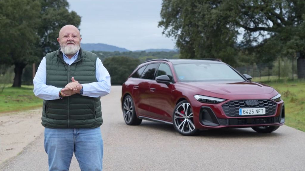 Gonzalo Serrano y el Audi A5 Avant e-hybrid